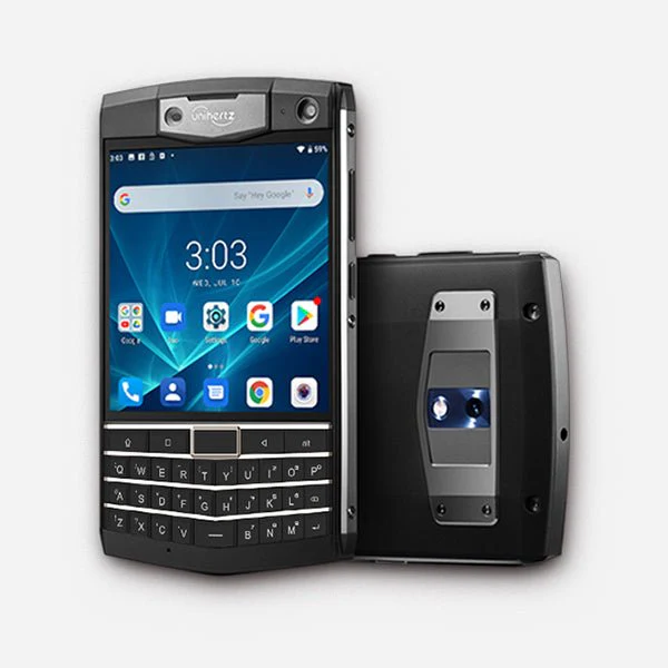 Smartphone Unihertz Titan Android 10 Teclado QWERTY Compacto Tela 4,6 Polegadas Bateria 6000mAh 