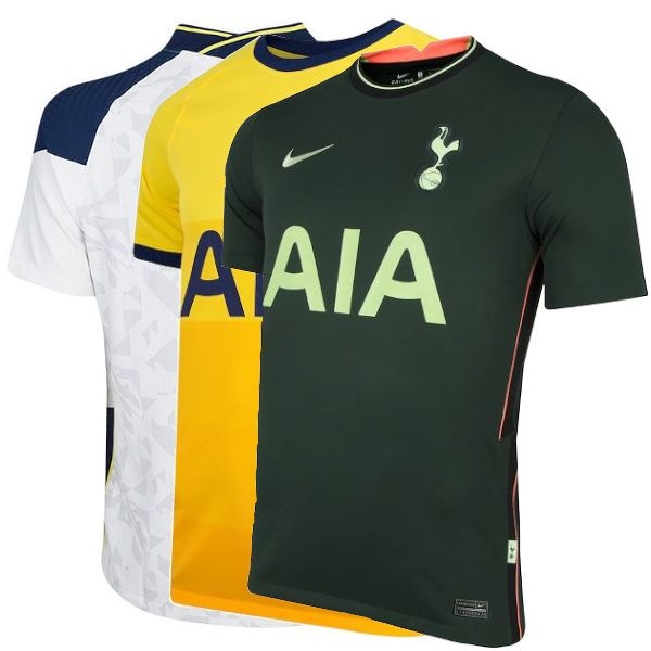 Camiseta Camisa Nike Tottenham I - II e III  2020 2021 Home Away Casa Visitante